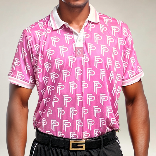 Pink Monogram Legacy Polo