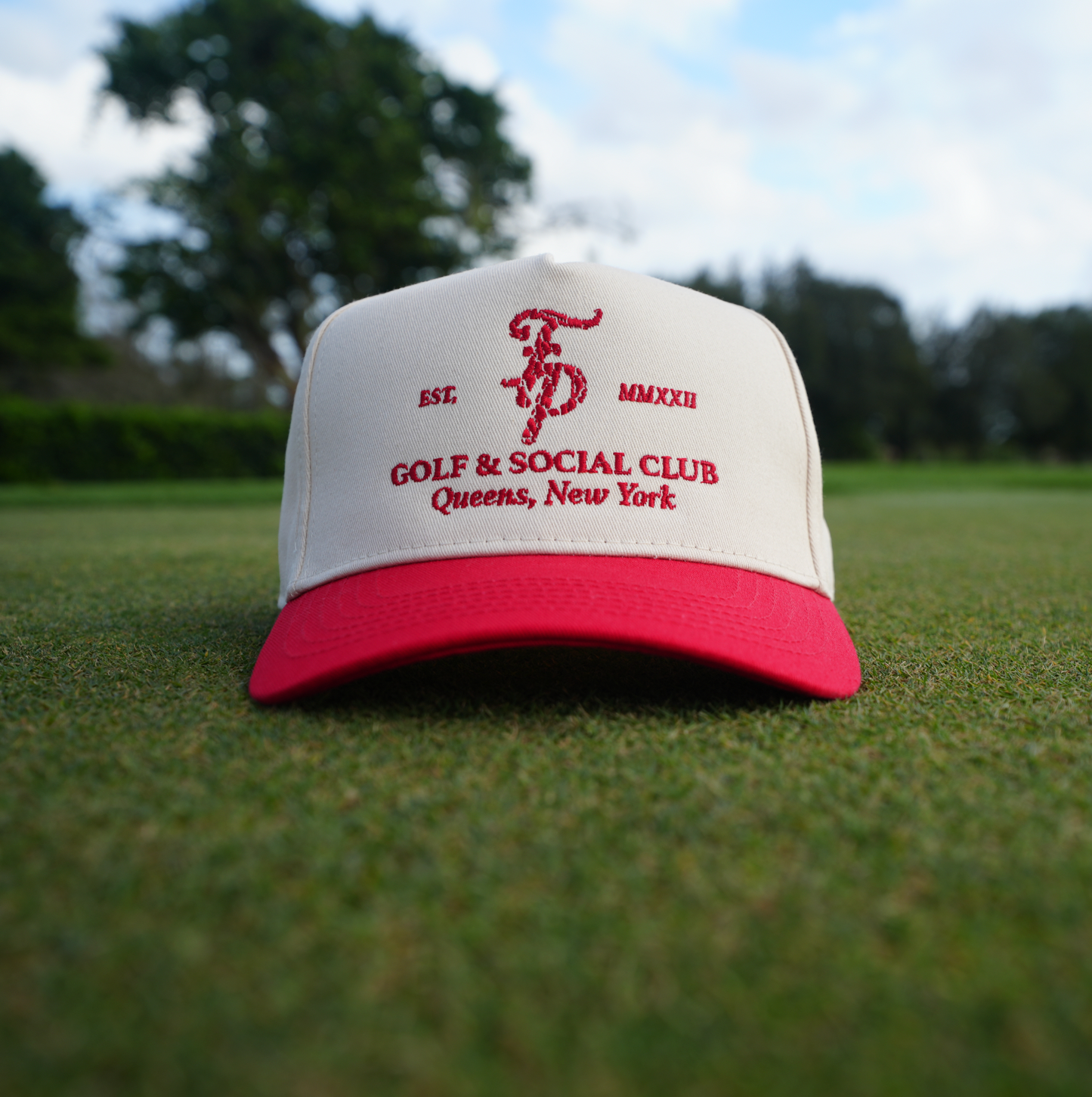 Natural Embroidered Cap