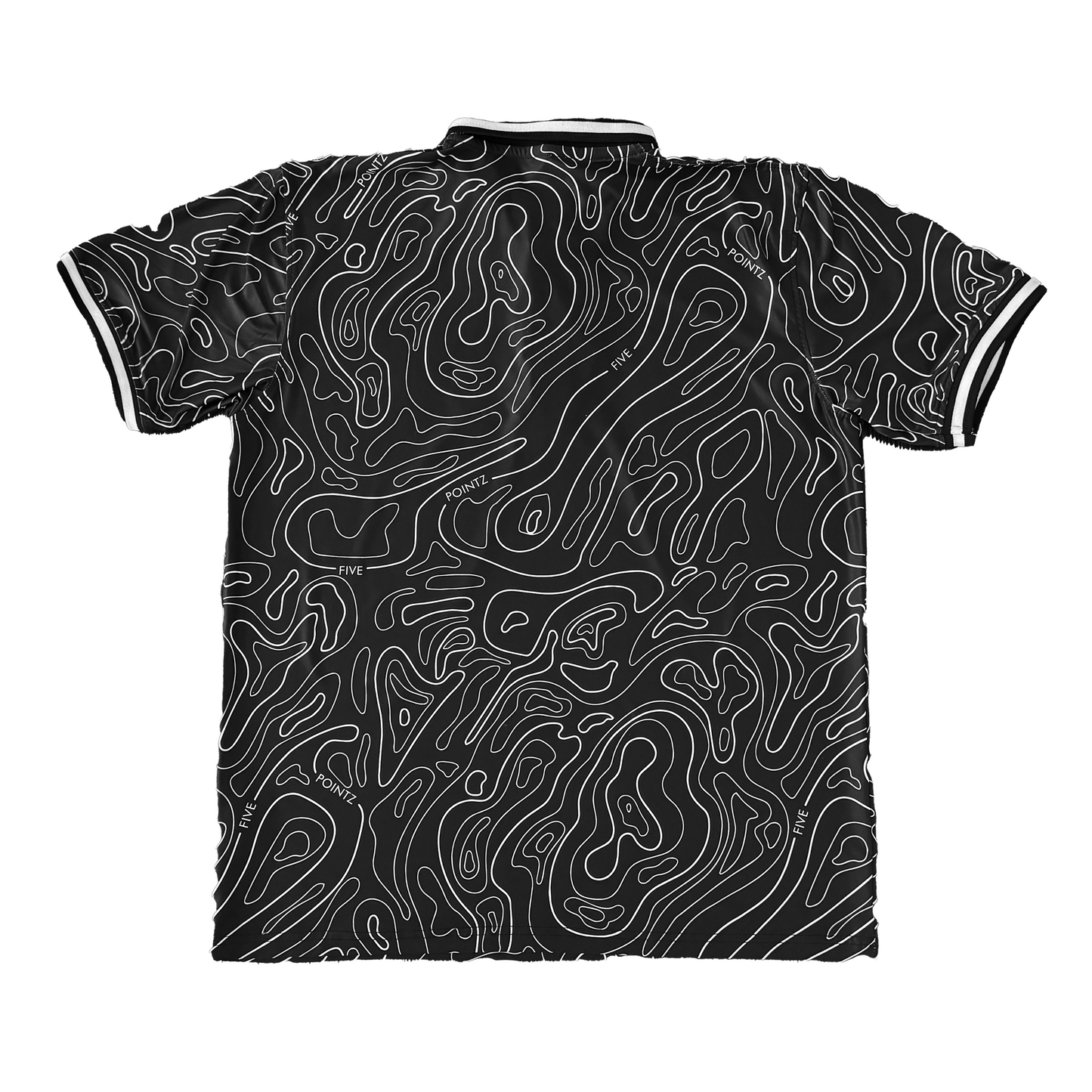 Black Contour Polo