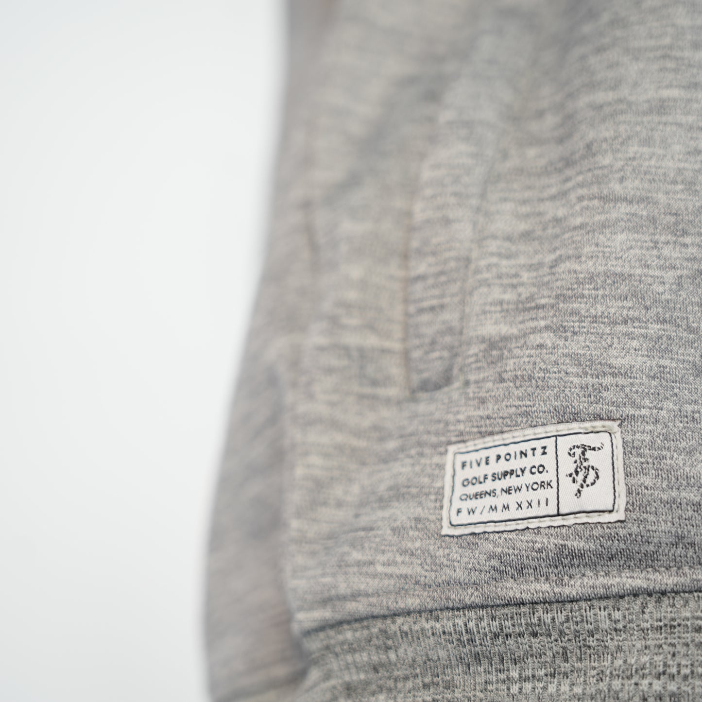 Heather Grey Monogram “FP” Logo Sleeves Hoodie