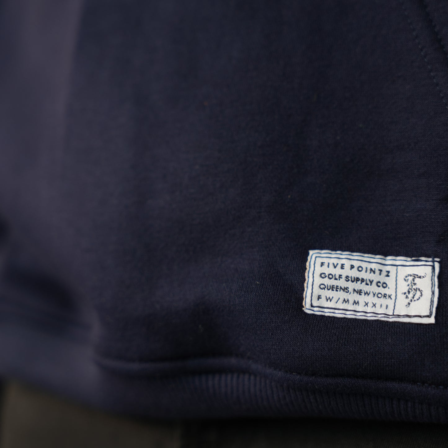 Navy Monogram “FP” Logo Hoodie