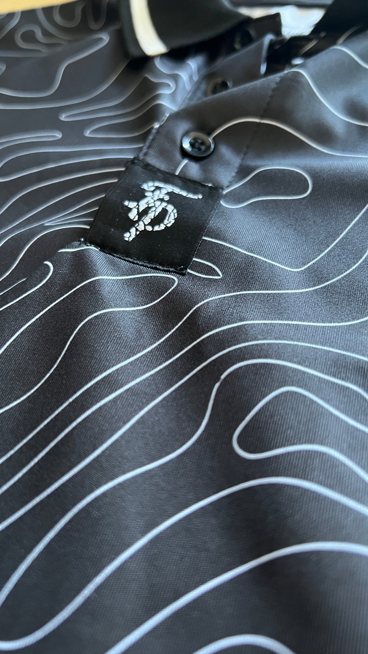 Black Contour Polo